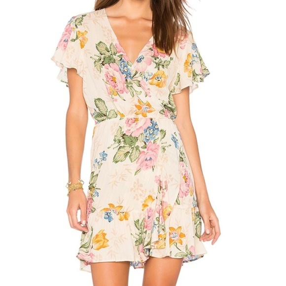 Auguste Dresses & Skirts - Auguste the Label Delilah Frill Wrap Mini